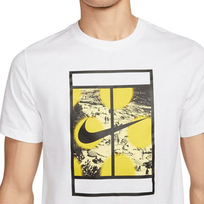 Men's Nike Court Heritage Tennis Tee Shirt Men's Clothing 