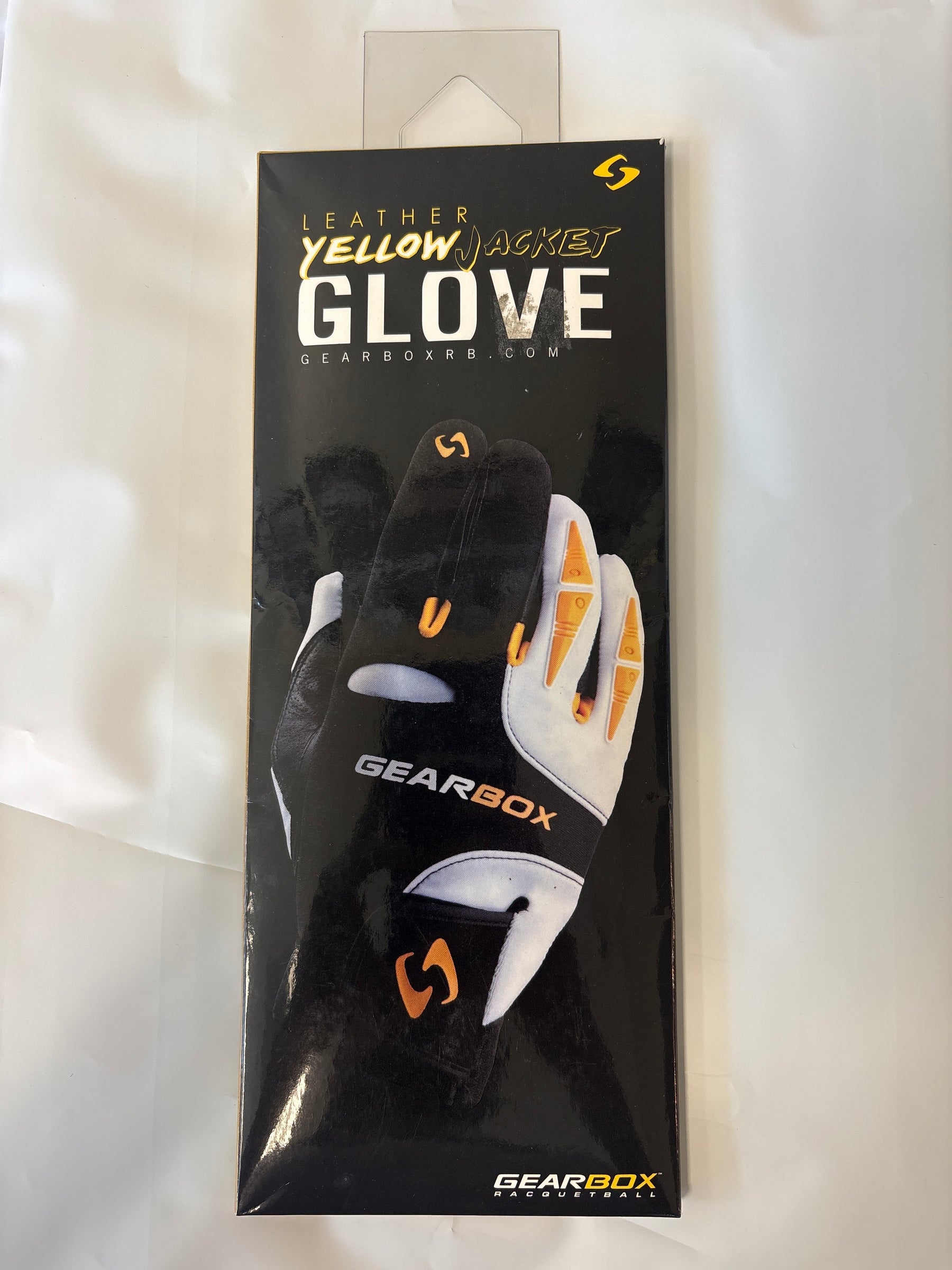 Gearbox Leather Yellow Jacket Glove