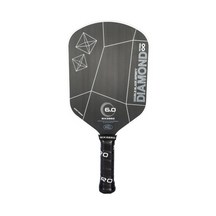 Six Zero 6.0 Infinity Edgeless Double Black Diamond Control Pickleball Paddle Pickleball Paddles 