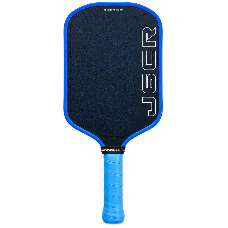 Honolulu J6CR Crystal Blue Endurance Surface Pickleball Paddle
