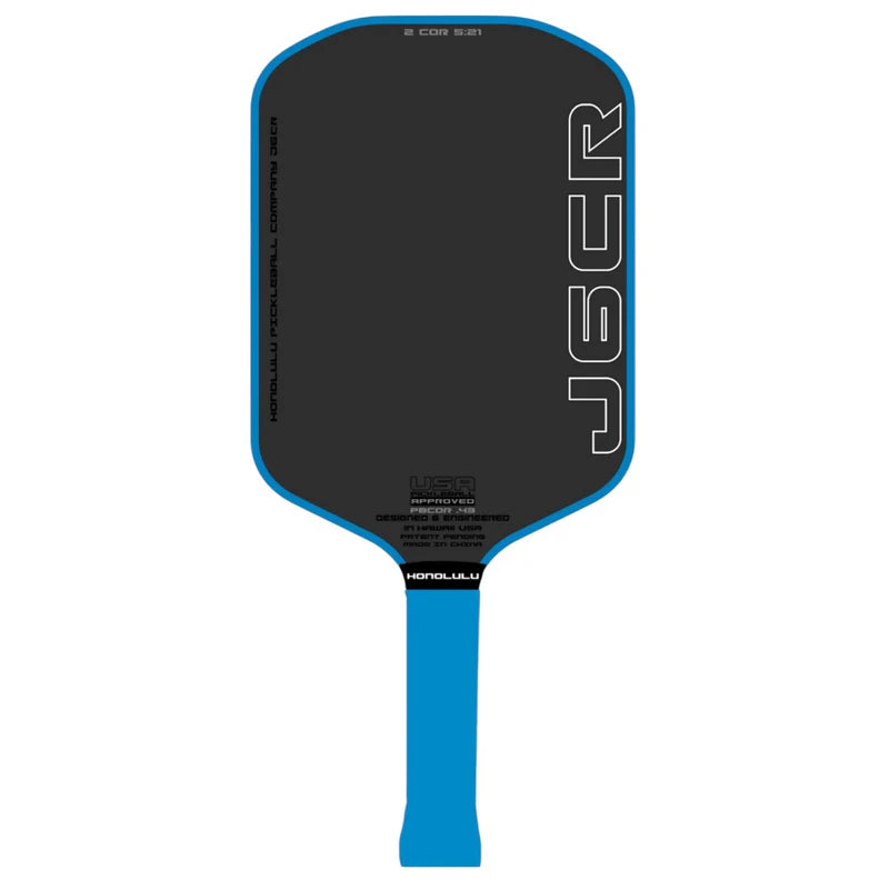 Honolulu J6CR Crystal Blue Endurance Surface Pickleball Paddle
