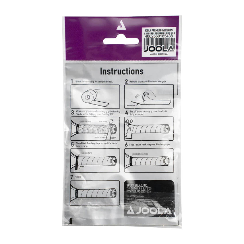 Joola Premium Pickleball Paddle Overgrip (4 Pack)