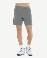 Men's K Swiss Player 7" Short - Dark Gray Men's Clothing 