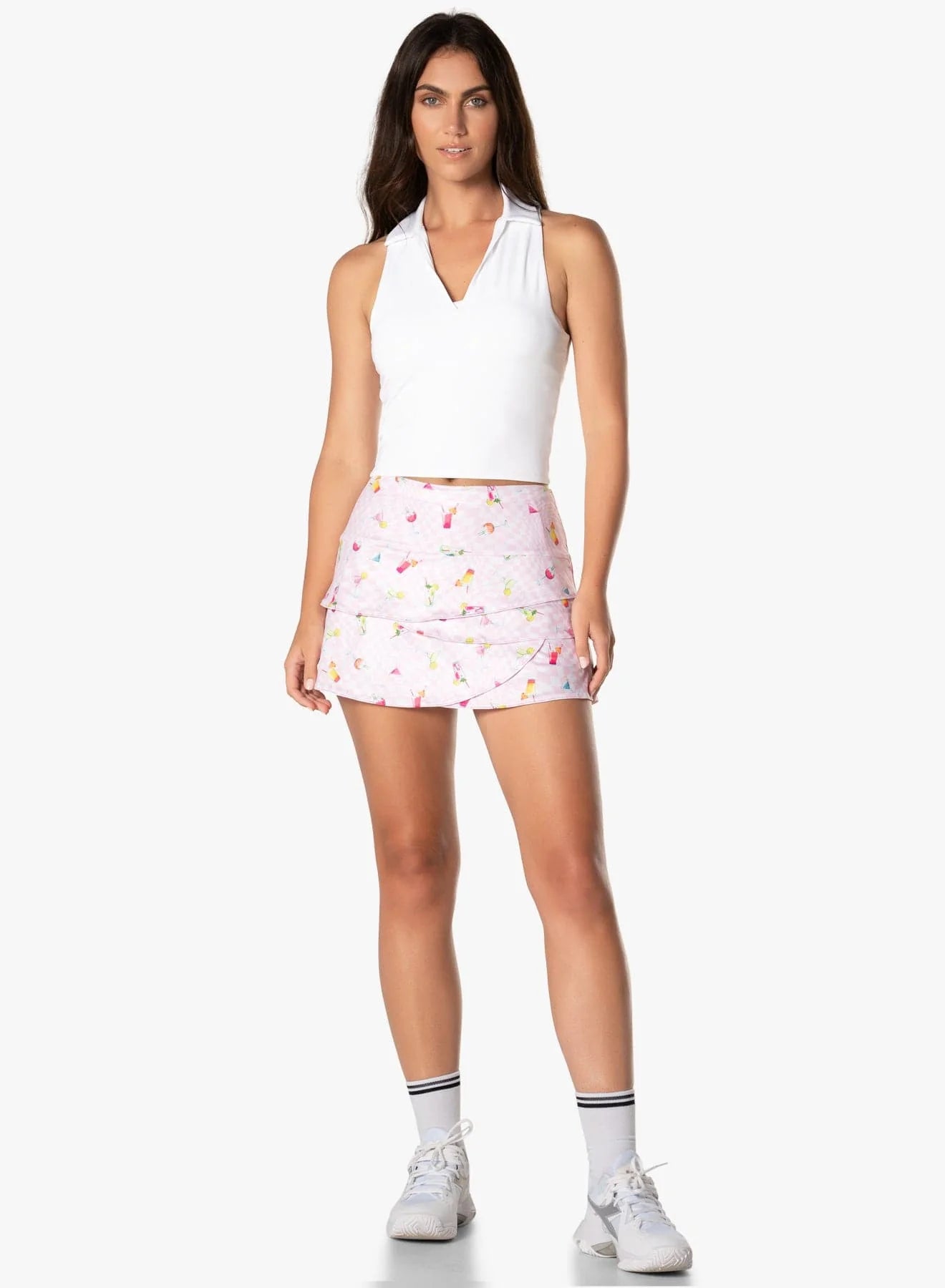 Women's Lucky in Love Cocktail Medley Scallop Skirt