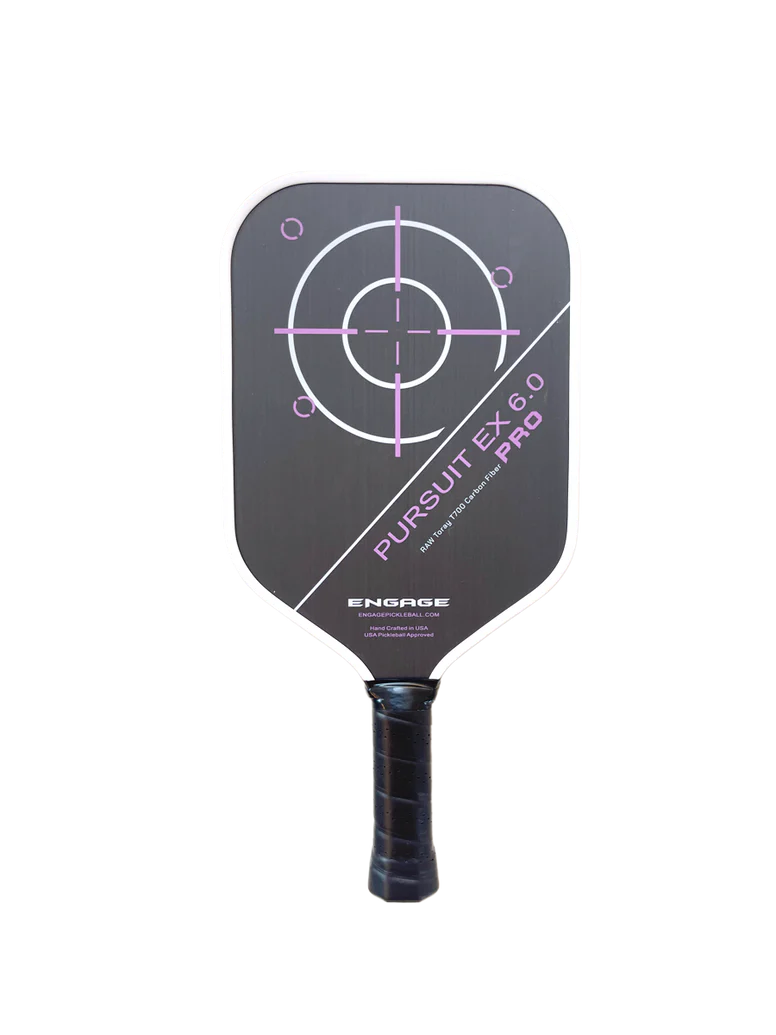 Engage Pursuit Pro EX 6.0 RAW T700 Carbon Fiber Pickleball Paddle Pickleball Paddles 