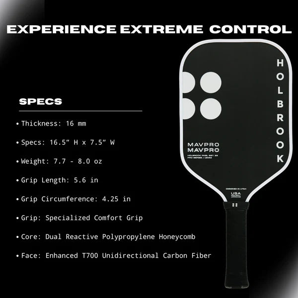 Holbrook Mav Pro 2.0 Pickleball Paddle