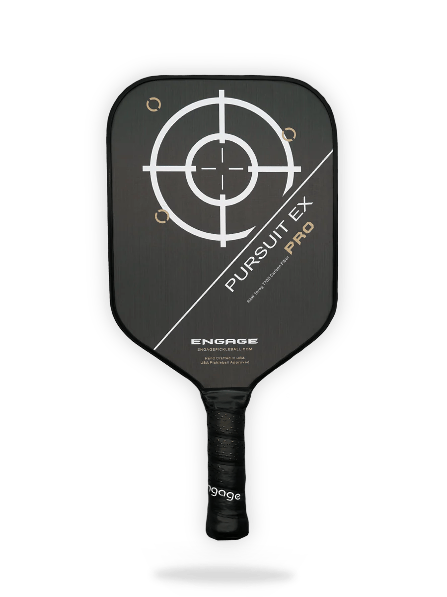 Engage Pursuit Pro EX Pickleball Paddle |Raw T700 Carbon Fiber| Standard Weight
