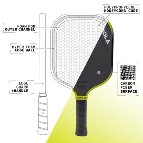 JOOLA Anna Bright Scorpeus 3S 14mm Pickleball Paddle Pickleball Paddles 