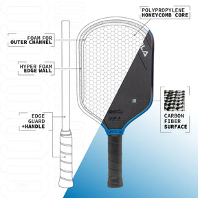 JOOLA Simone Jardim Hyperion 3S 16mm Pickleball Paddle Pickleball Paddles 