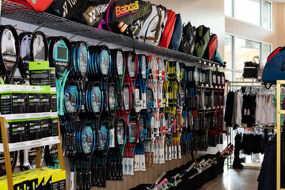 Sacramento tennis store equipment