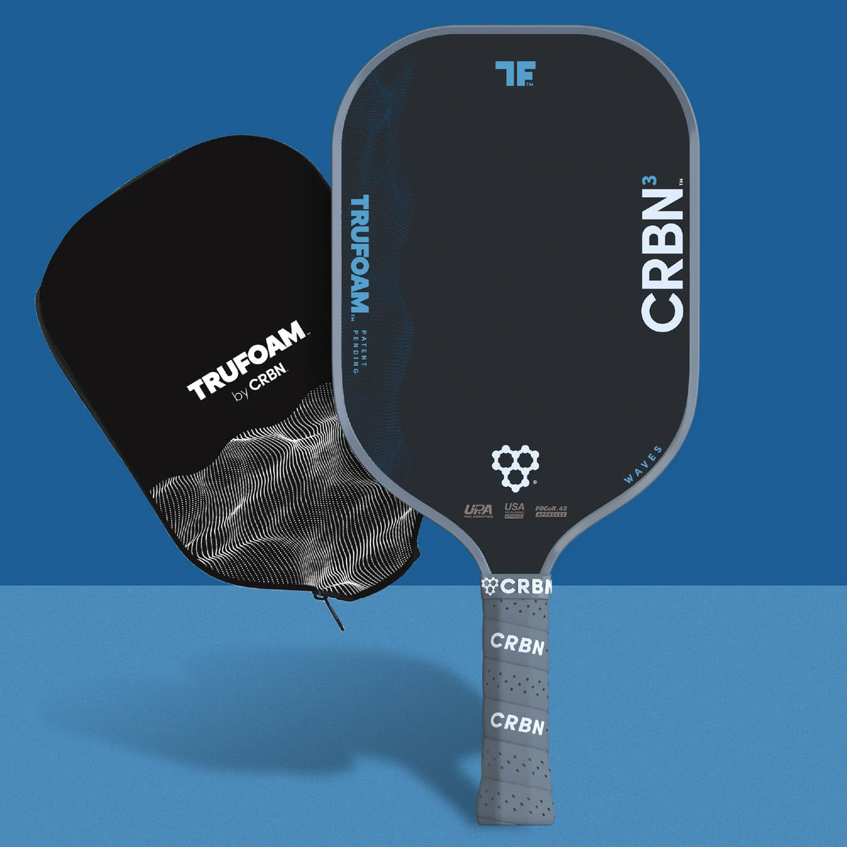 CRBN 3 TruFoam Waves (Elongated) Pickleball Paddle