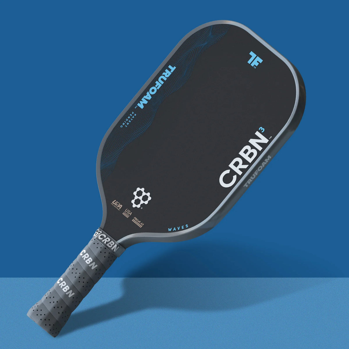 CRBN - CRBN³ TruFoam Waves (Elongated) CRBN 3 TruFoam Waves (Elongated) Pickleball Paddle