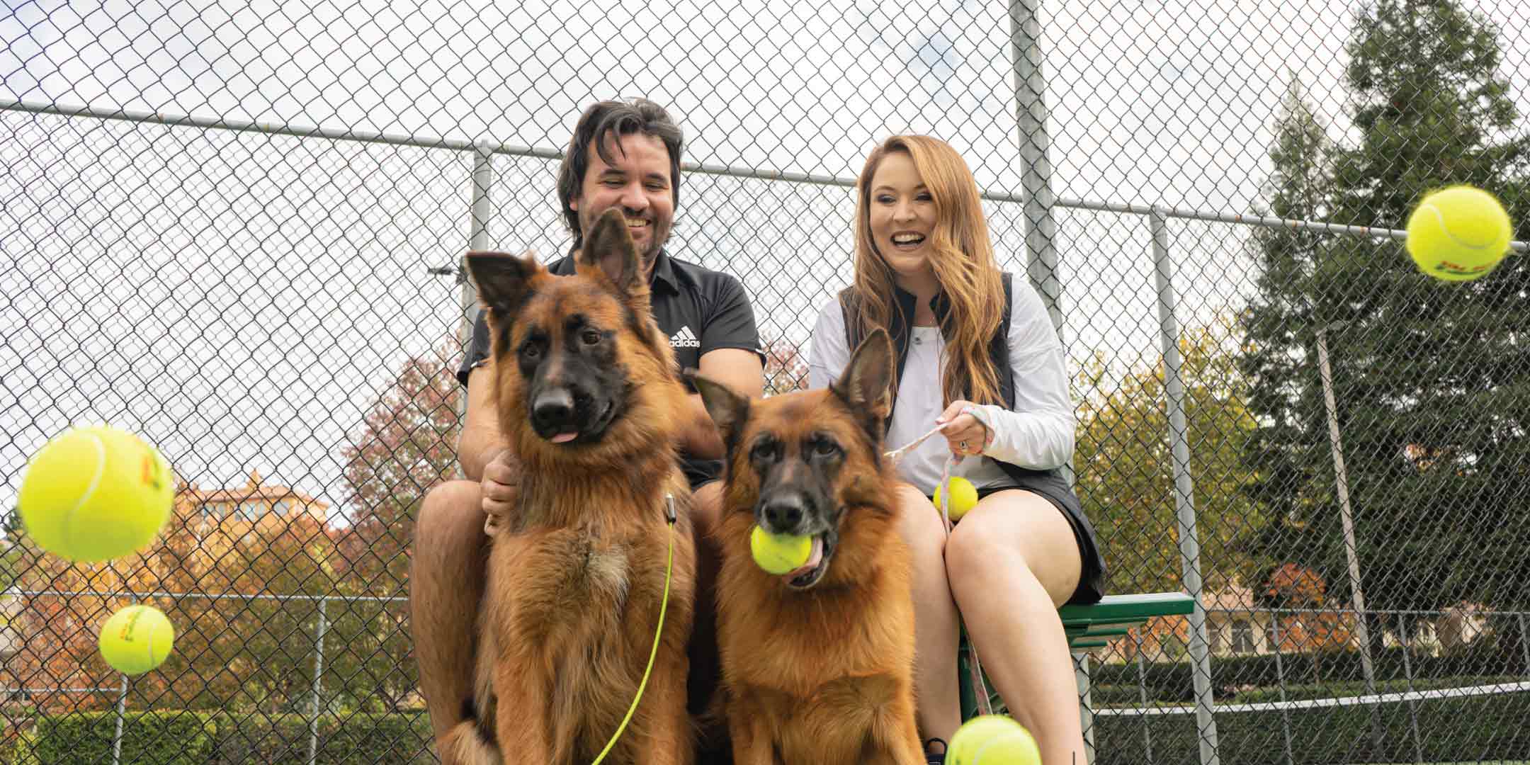 Tennis Pups from Courtside Tennis Shop