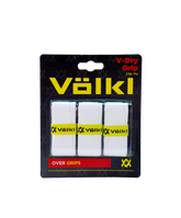 Volkl V-Dry 3 Pack Overgrips - White