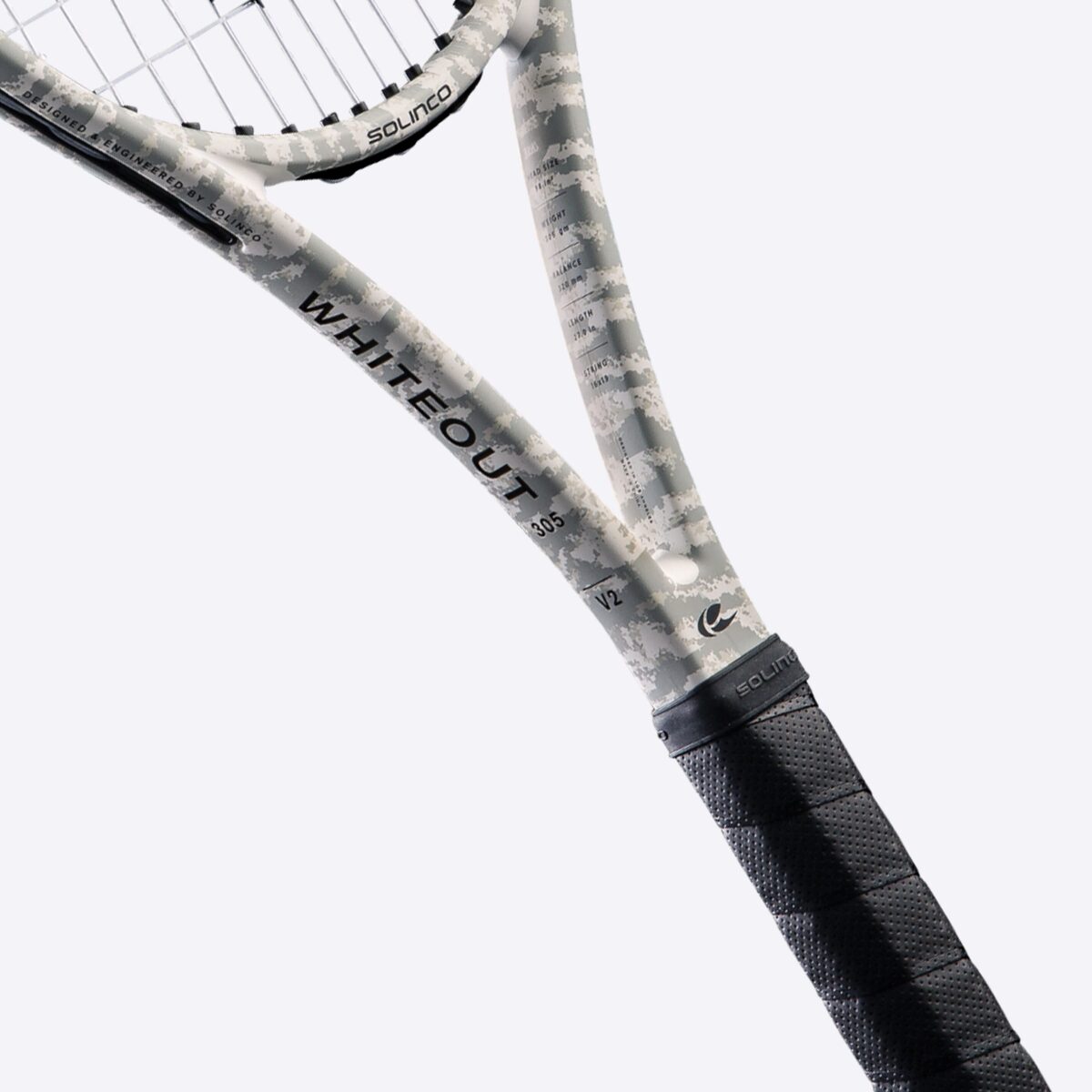 Solinco Whiteout 305 v2 Tennis Racquet Adult Tennis Racquets 