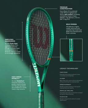 Wilson Blade 98 18x20 V10 Tennis Racquet