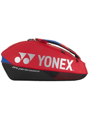 Yonex Pro Racquet Bag 9 Pack (2024) Tennis Bag - Scarlet Red Tennis Bags 