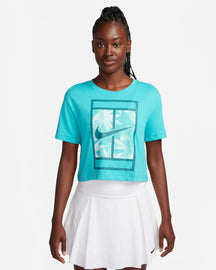 Women's Nike Dri-Fit Slam Cropped T-Shirt Women's Clothing 