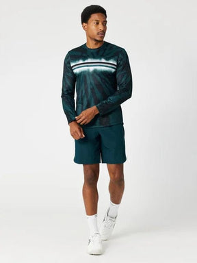 Men's K Swiss Evergreen Stripe Dye Long Sleeve Top