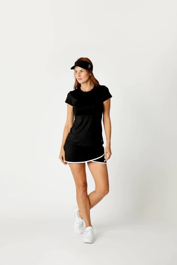 Women's Sofibella Short Sleeve Tennis Shirt- UV Colors