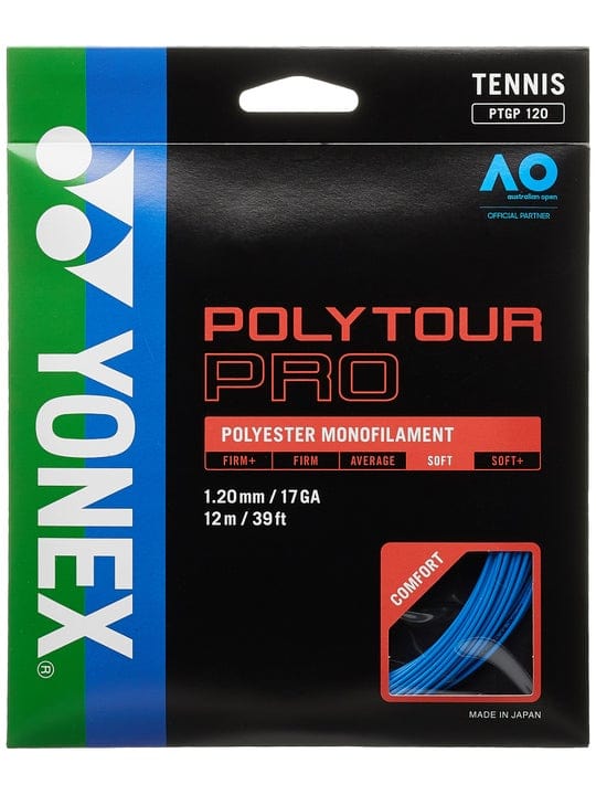 アクセサリー YONEX POLYTOUR PRO 125 Yonex Polytour Pro Tennis String - Set
