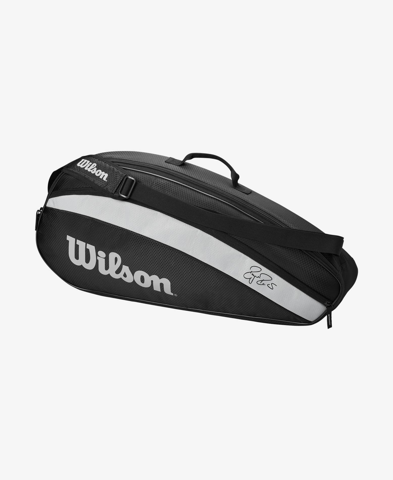 Wilson Fed Team 3pk Tennis Black Bag