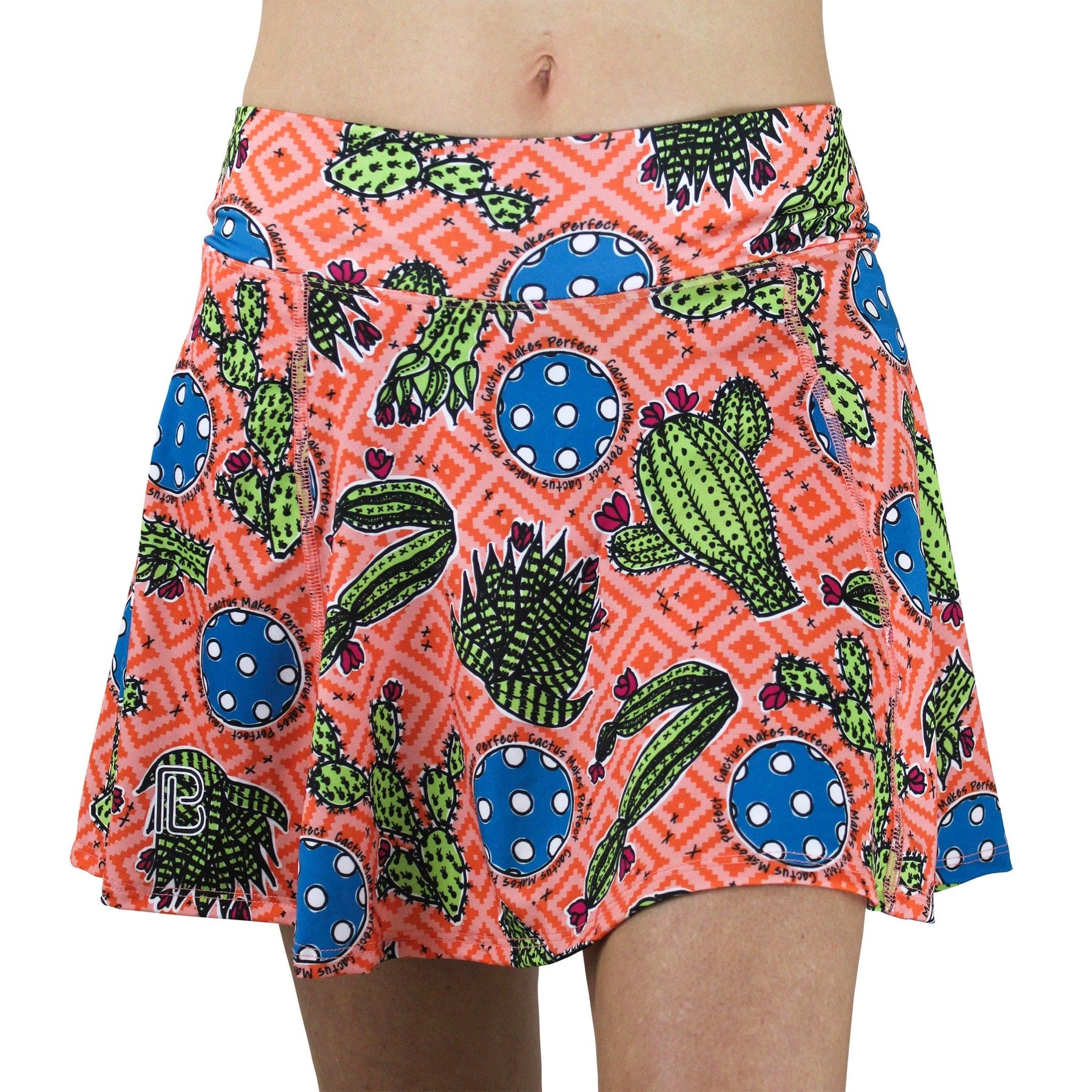 Pickleball Bella Cactus Makes Perfect 1 A-Line Skort