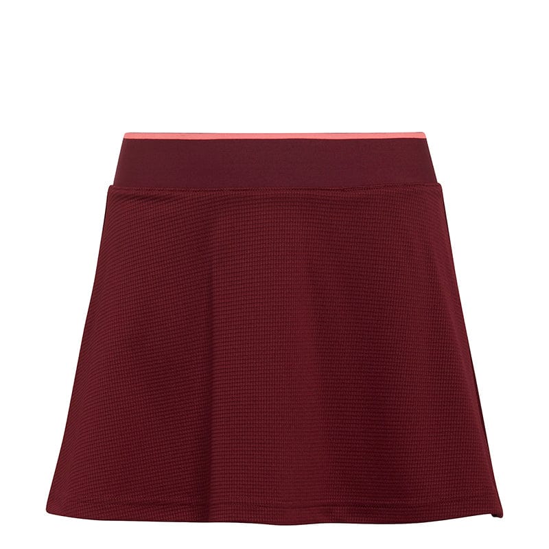 Girls Adidas Club Skirt (Red)