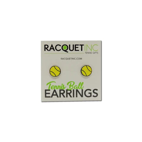 Racquet Inc. Flat Tennis Ball Earrings - Courtside Tennis