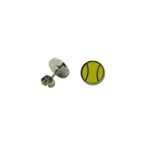 Racquet Inc. Flat Tennis Ball Earrings
