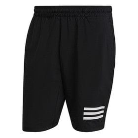 Men's Adidas Club 3 Stripe Tennis Short - Black