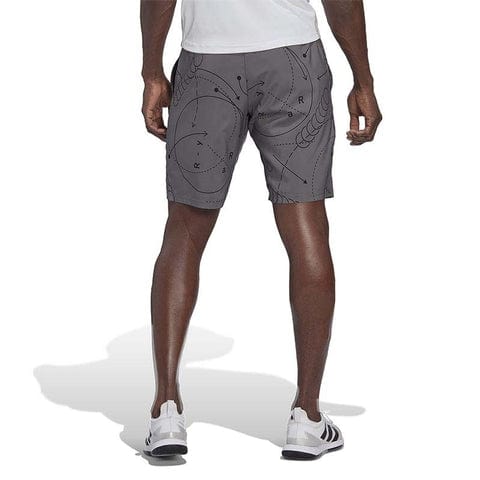Adidas Men's Club Graphic 9" Tennis Shorts