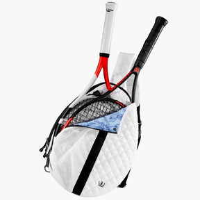 Oliver Thomas 24 +7 Wingwoman Tennis Pickle Sling - White Tennis Bags 