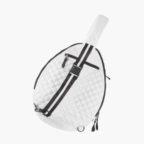 Oliver Thomas 24 +7 Wingwoman Tennis Pickle Sling - White Tennis Bags 