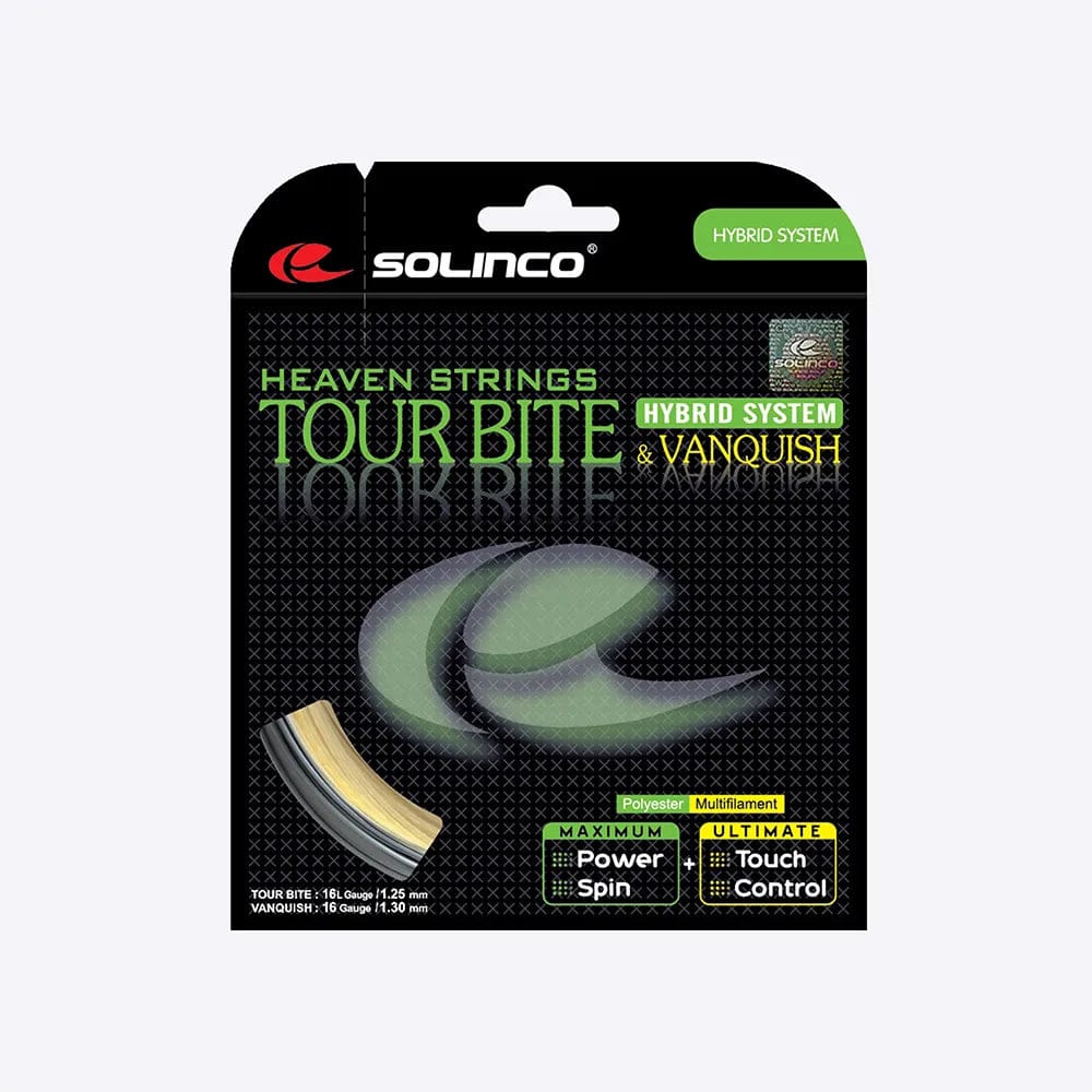 Solinco Heaven Strings Tour Bite & Vanquish Hybrid System