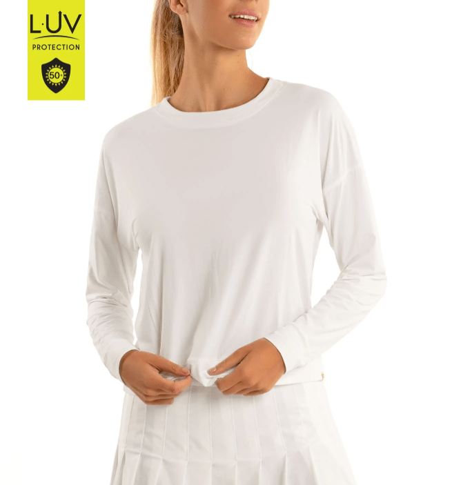 lucky in love long sleeve tops