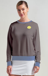 L'Oeuf Poché Tennis Ball Sweatshirt | Courtside Tennis