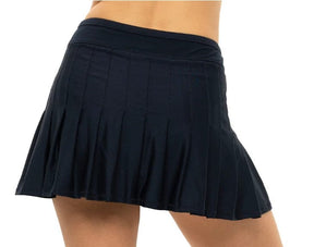 Lucky In Love Womens Long Retro Pleated Tennis Skirt