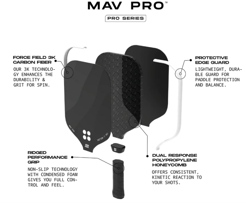 Holbrook Mav Pro Pickleball Paddle Pickleball Paddles 