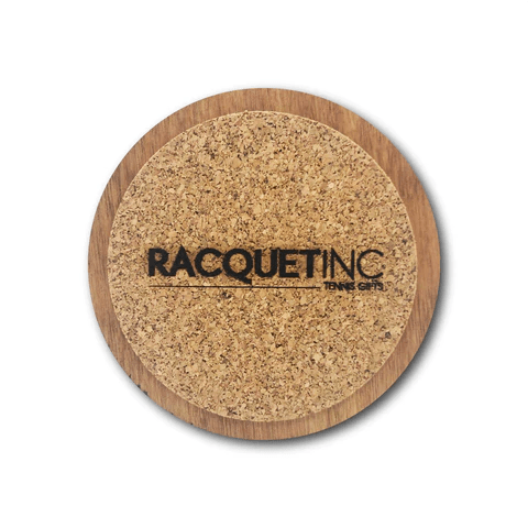 Racquet Inc. Premium Wood Drink Coasters