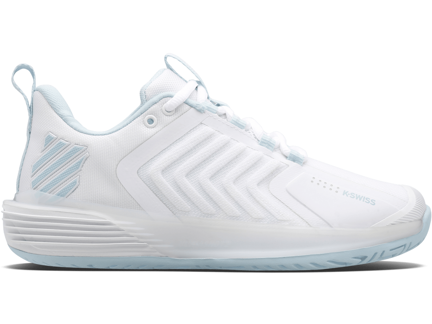 Chaussures De Tennis K-Swiss Ultrashot Homme - Gris/vert, Pointure 10.5 Medium, Neuves