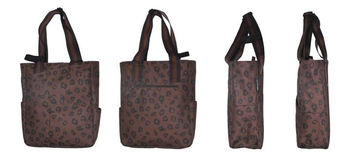 Maggie Mather Tennis Tote - Leopard Print