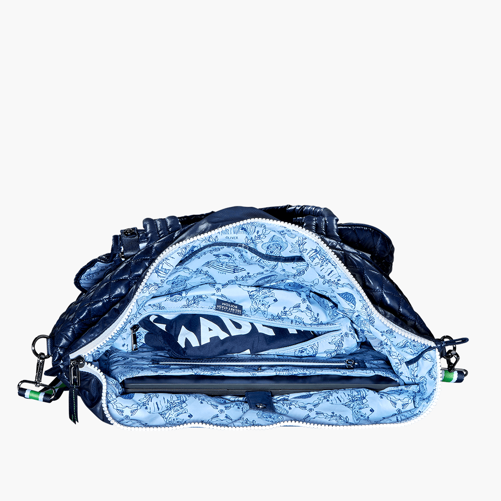Oliver Thomas Kitchen Sink Tennis Bag - Navy Tennis Bags 