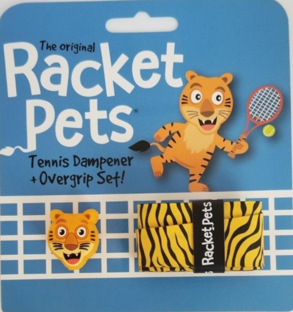 Racket Pets Tiger Overgrip & Dampener Set