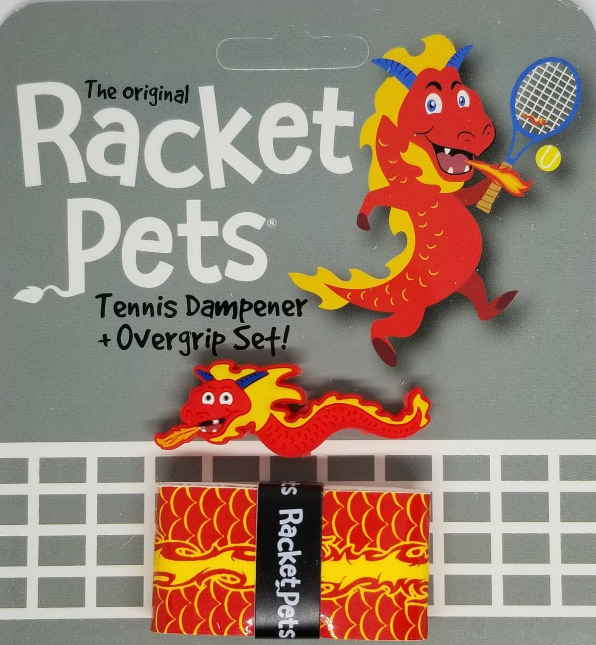 Racket Pets Dragon Overgrip & Dampener Set