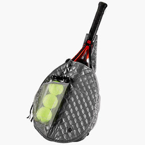 Oliver Thomas 24 +7 Wingwoman Tennis Pickle Sling - Silver Tennis Bags 