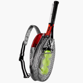 Oliver Thomas 24 +7 Wingwoman Tennis Pickle Sling - Silver Tennis Bags 