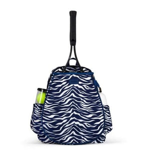 Ame & LuLu Game On Navy Tiger Tennis Backpack