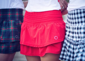 Women's Bubble Ruffle Skirt - Courtside Tennis